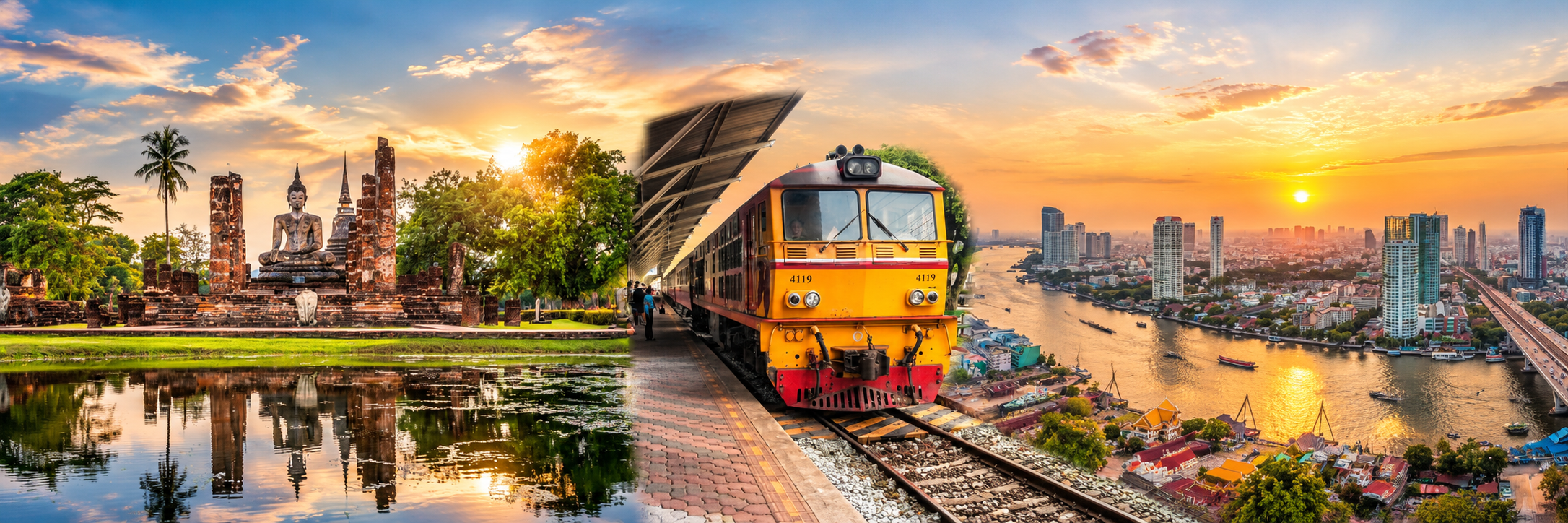 Rail Escape to the Kingdom of Sukhothai